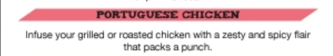 TASTE MERCHANT Portuguese Chicken