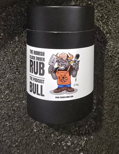 THE HAMISH Black Ember Beef Rub (The podcast bull)