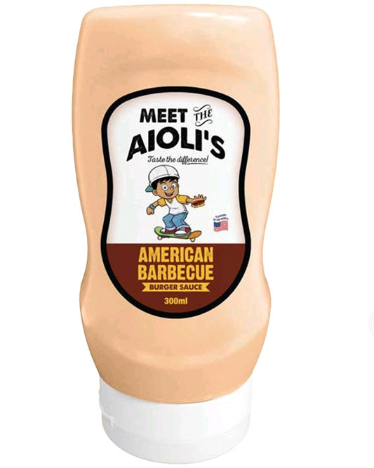 MEET THE AIOLI'S American barbecue burger sauce