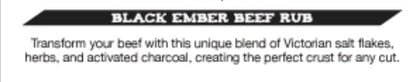 TASTE MERCHANT Black Ember Beef Rub