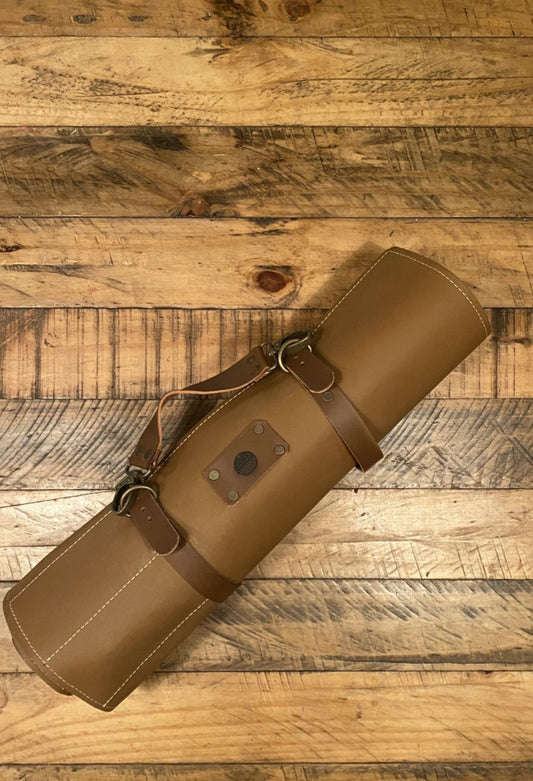 Handmade Leather Knife Roll (10 Pockets